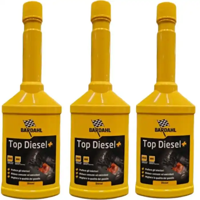 Affare Bardahl Top Diesel 3x250ml 120019 Additivo Pulizia Iniettori Gasolio