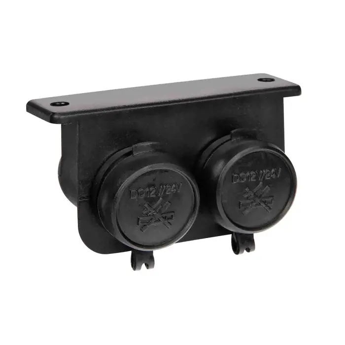 Doppia Presa Corrente Impermeabile Montaggio In Superficie 12/24v Prese Spinotti E Prese Corrente Offerta Limitata