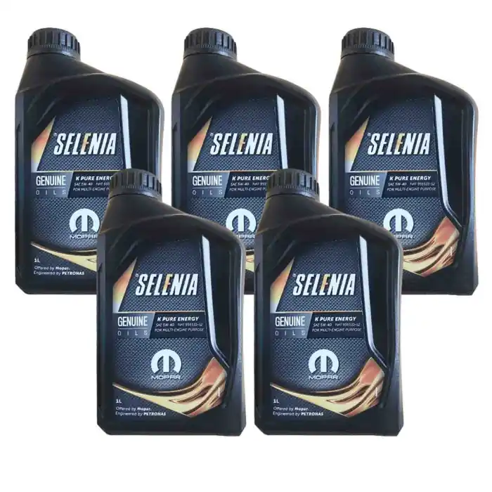 Spedito Oggi Olio Motore Selenia K 5w-40 Multiair Sintetico Acea C3 Euro 5. 5 Litri