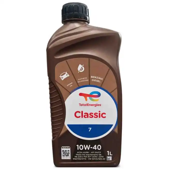 Total Classic 7 10w40 Olio Motore Auto Benzina Diesel E Furgoni Leggeri Soddisfatti O Rimborsati