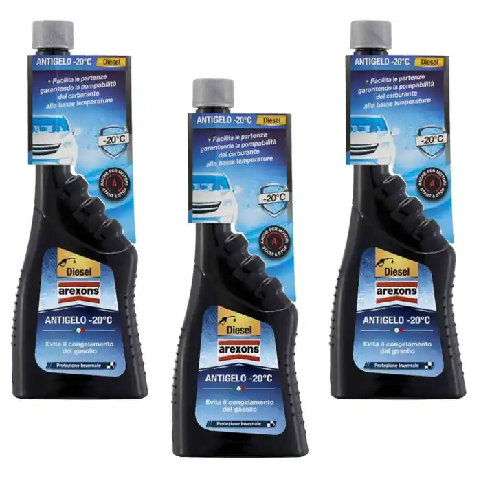 Occasione Arexons Antigelo Fino A - 20°c 9650 3 Pezzi X 250ml Additivo Per Carburante Diesel