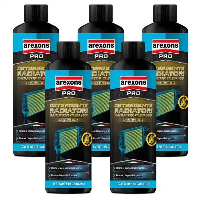 Arexons 3508 Detergente Per Radiatori Kit Promo 5 Pezzi 500 Ml Affare
