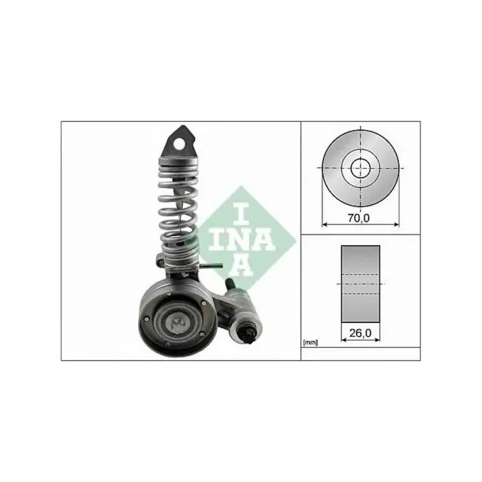 Tendicinghia Cinghia Poly-V 533 0085 30 SCHAEFFLER INA per OPEL CHEVROLET Vendita Finale
