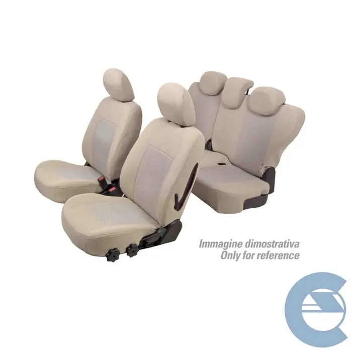 Nuova Collezione Set Coprisedili Superior Beige Volkswagen Touran Serie 37000 Coprisedili Su Misura Qf37146b