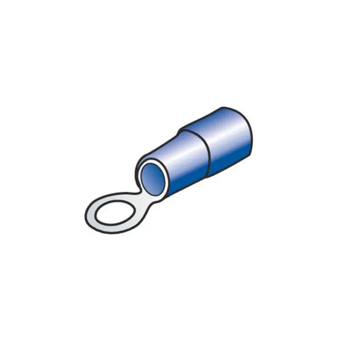 10 Terminali Capicorda Ad Anello Blu Terminali Capicorda Cablaggio Elettrico Spedizione Espresso