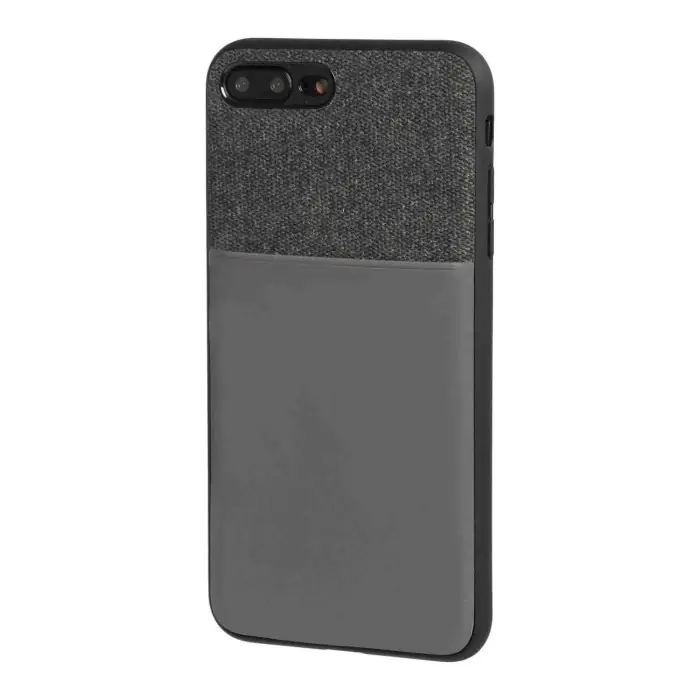 Compra Oggi Stesso Duo Pocket Cover Bicolore Con Inserti Metallici Apple Iphone 7 Plus/8 Plus Nero/grigio Custodie E Cover