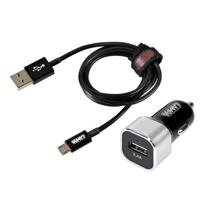 Kit 2 In 1 Micro Usb Fast Charge 12/24v Micro Usb Kit Di Ricarica Promo Stagionale