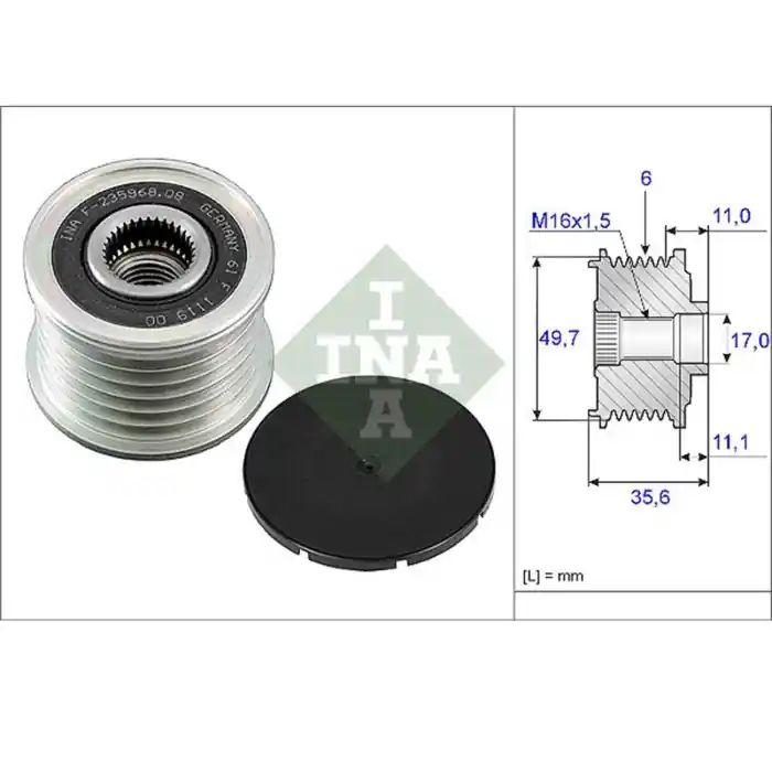 Dispositivo ruota libera alternatore 535 0086 10 SCHAEFFLER INA Promozione Esclusiva