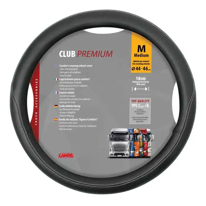 Promozione Esclusiva Club Coprivolante In Skeentex M Ø 44/46 Cm Nero Coprivolanti In Skeentex Coprivolanti