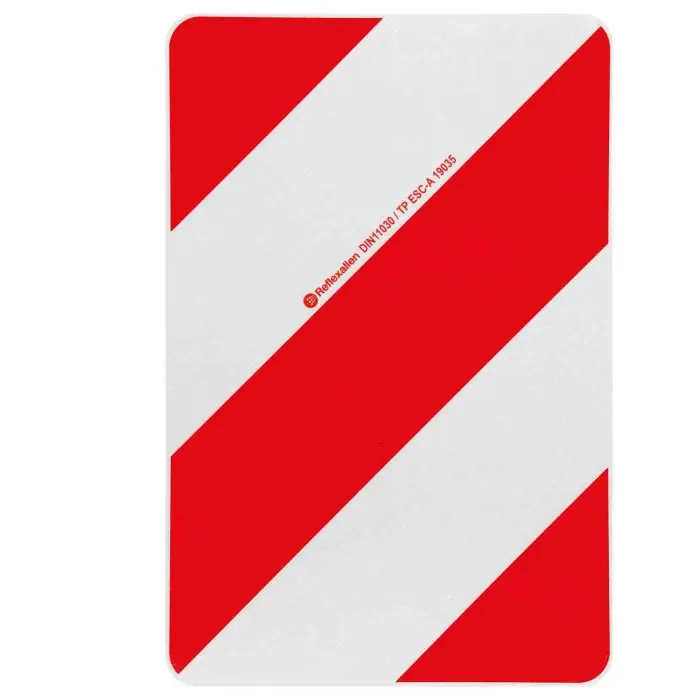 Promo Stagionale Pannelli Retroriflettenti Per La Segnalazione Di Attrezzature Agricole Set 2 Pz Contrassegni Targhe E Contrassegni