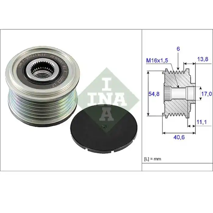 Dispositivo ruota libera alternatore 535 0102 10 SCHAEFFLER INA per RENAULT Offerta Speciale