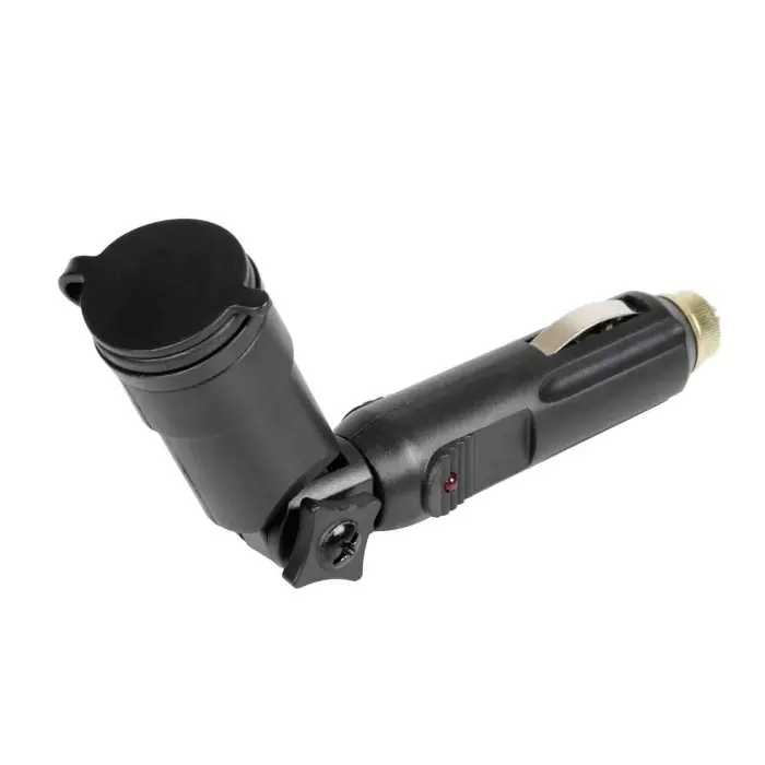 Adattatore Snodabile Per Presa Corrente 12/24v Prese Spinotti E Prese Corrente Novità