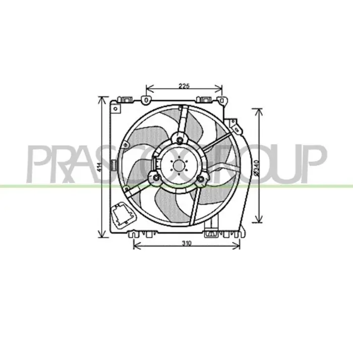 Ventola Per Nissan Micra K12 Dal 2003 Al 2005 Non Perdere
