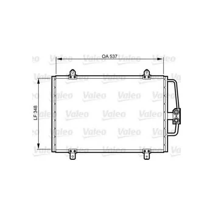 Valeo Rad.a C Renault Megane 1.9 Dti 816912 96-99 Consegna Rapida
