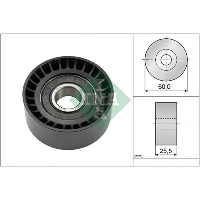 Galoppino/Guidacinghia Cinghia Poly-V 532 0243 10 SCHAEFFLER INA per RENAULT Popolare