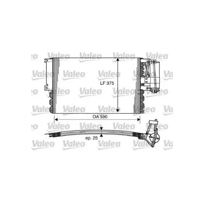 Prezzo Ridotto Valeo Rad.a C Opel Vectra B 1.6 1.8 95-02