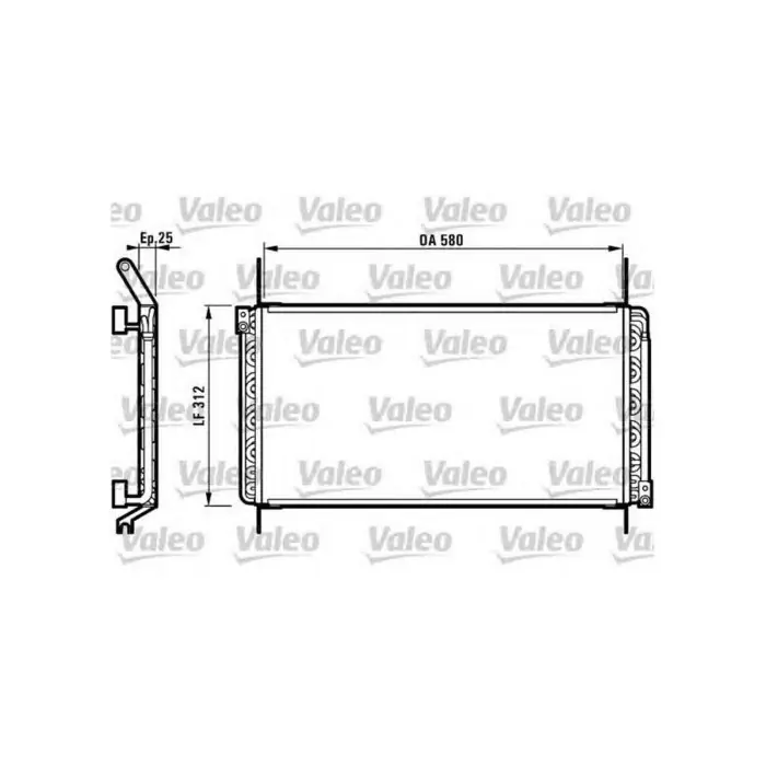 Esclusivo Valeo Rad.a C Fiat Marea 1.4 1.8 2.0 816974 96-97