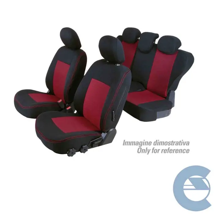 Set Coprisedili Superior Nero/rosso Mercedes Classe E 4p Serie 24000 Coprisedili Su Misura Qf24019e Subito Disponibile