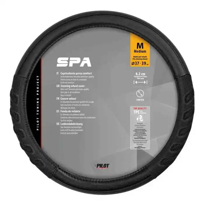 Più Venduto Spa Coprivolante In Skeentex M Ø 37/39 Cm Nero Coprivolanti In Skeentex Coprivolanti