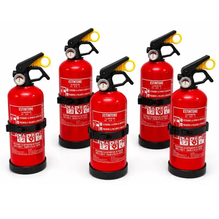 Offerta Speciale Btk Navpower Estintore 5 X 1 Kg Con Manometro E Sicura