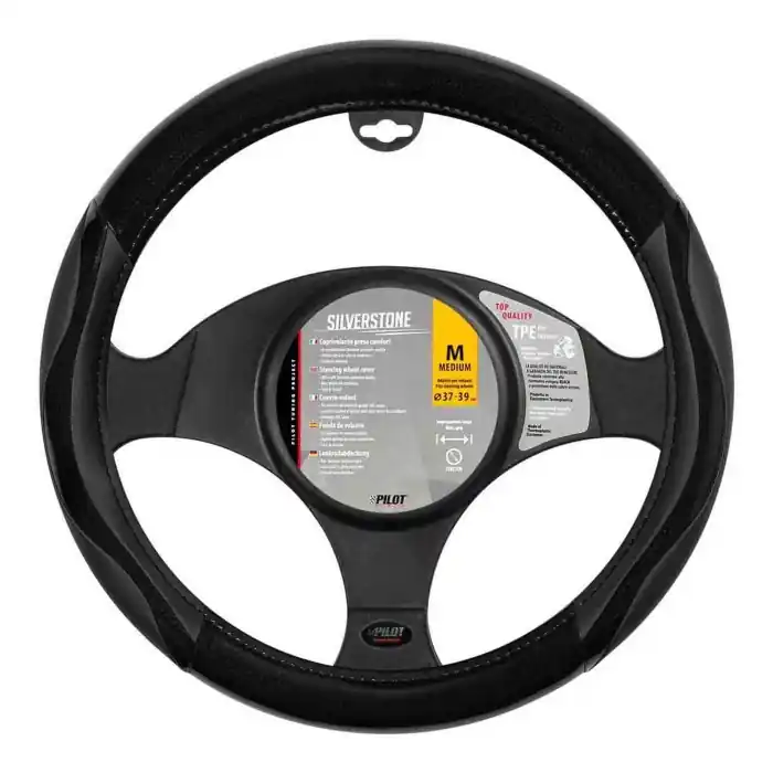 Silverstone Coprivolante In Skeentex M Ø 37/39 Cm Nero Coprivolanti In Skeentex Coprivolanti Ultimissimo Modello