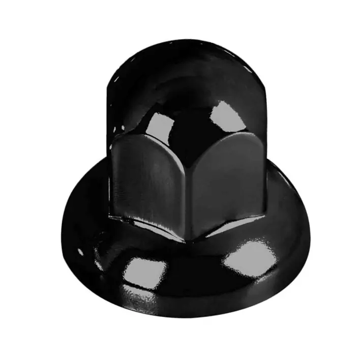 Direttamente Dal Produttore Dome Set 40 Copribulloni Testa Tonda In Acciaio Inox Ø 33 Mm Nero Dome Black Copribulloni Camion