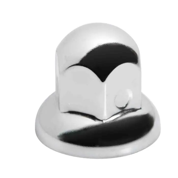 Dome Set 40 Copribulloni Testa Tonda In Acciaio Inox Ø 32 Mm Cromo Dome Chrome Copribulloni Camion Promo Stagionale