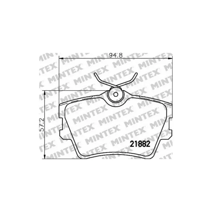 Pastiglie Freno Mercedes-benz Classe E T-model 2000 08-2003 03 Mintex Di Tendenza
