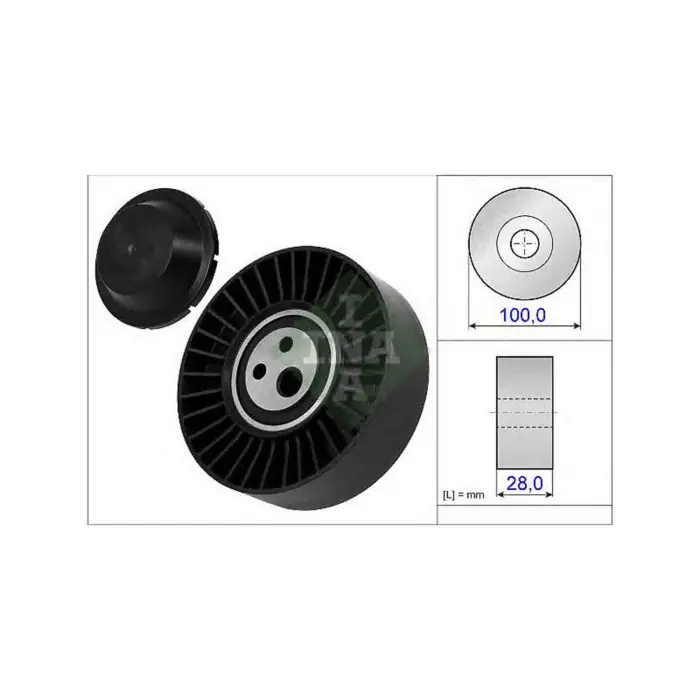 Rullo tenditore Cinghia Poly-V 531 0635 20 SCHAEFFLER INA per FIAT ALFA ROMEO Spedizione Espresso