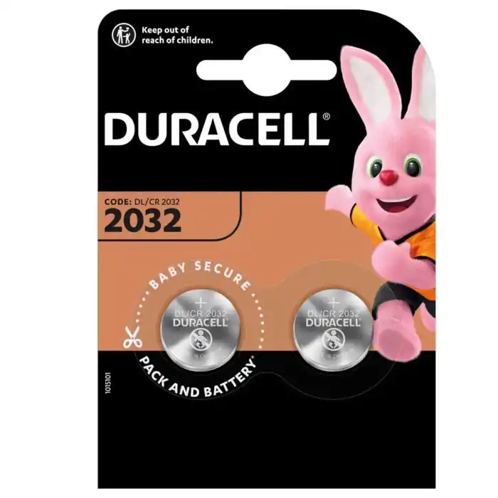 Spedito Oggi Duracell Elettronica "2032" 2 Pz Pile E Batterie