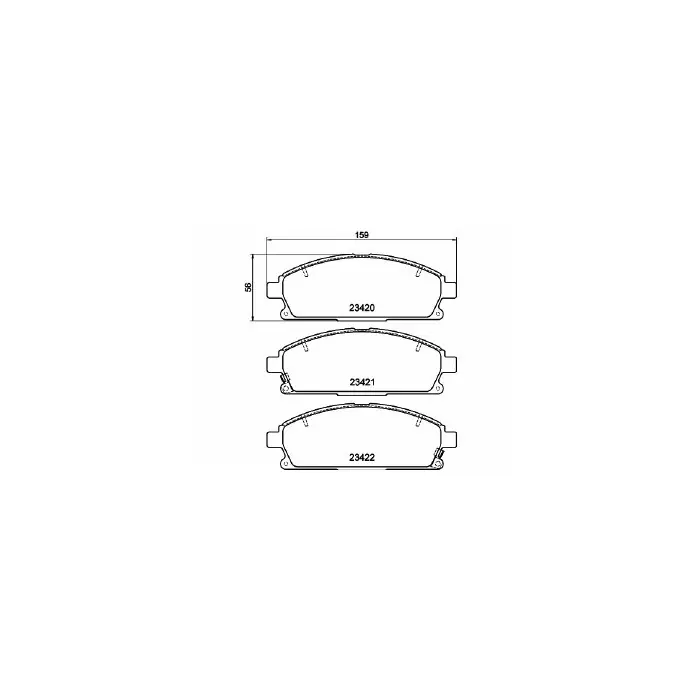 Pagamento Sicuro Pastiglie Freno Infiniti Q45 Ii 4.1 1997 01-2001 01 Mintex