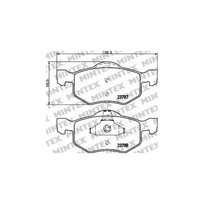 Occasione Imperdibile Pastiglie Freno Ford Transit Furgonato 2001 03-2006 03 Mintex