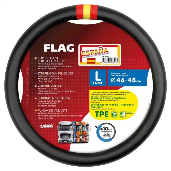Flag Spagna Coprivolante In Skeentex L Ø 46/48 Cm Coprivolanti In Skeentex Coprivolanti Prezzo Conveniente