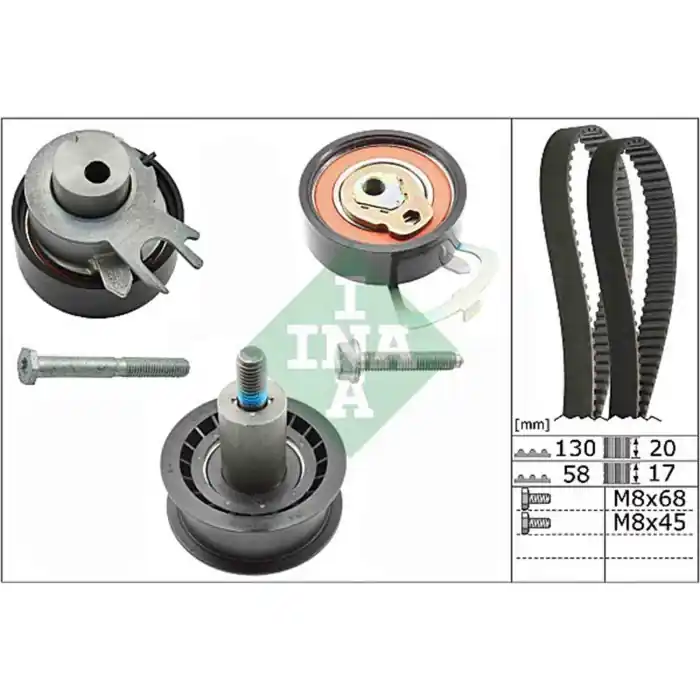 Bestseller Kit cinghie dentate 530 0538 10 SCHAEFFLER INA per VW SEAT SKODA