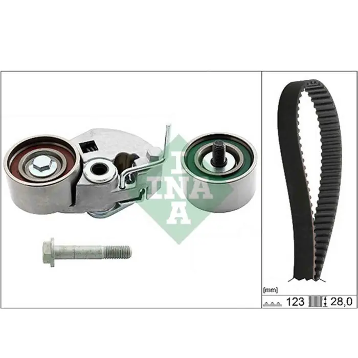 Compra Oggi Stesso Kit cinghie dentate 530 0542 10 SCHAEFFLER INA per HYUNDAI KIA