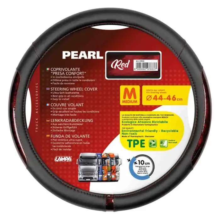 Offerta Del Giorno Pearl Red Coprivolante In Skeentex M Ø 44/46 Cm Coprivolanti In Skeentex Coprivolanti
