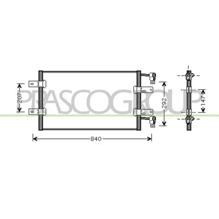 Condensatore Per Nissan Primastar Dal 2001 Al 2007 A Buon Prezzo