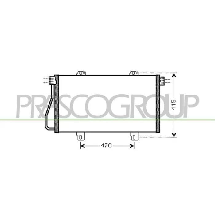 Professionale Condensatore Per Nissan Interstar Dal 1999 Al 2003