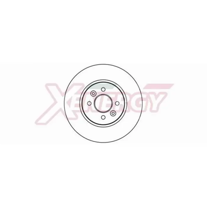 Ultimissimo Modello Coppia Dischi Freno X602151 AP XENERGY per RENAULT DACIA