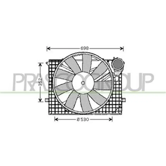 Offerta Lampo Ventola Per Mercedes S Class (w220) Dal 1998 Al 2002