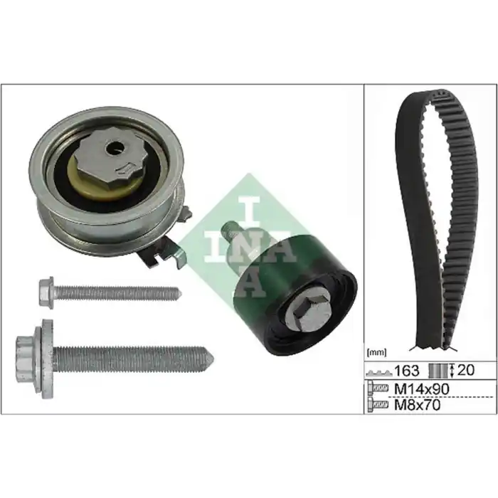 Kit cinghie dentate 530 0592 11 SCHAEFFLER INA per AUDI VW SEAT SKODA Direttamente Dal Produttore