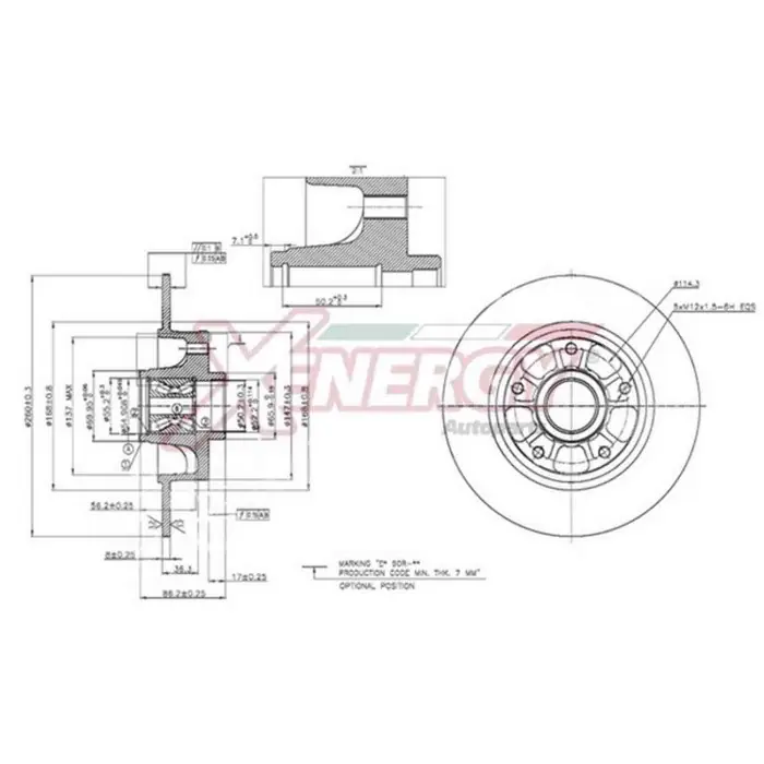 Coppia Dischi Freno X601522 AP XENERGY per RENAULT Offerta Del Giorno