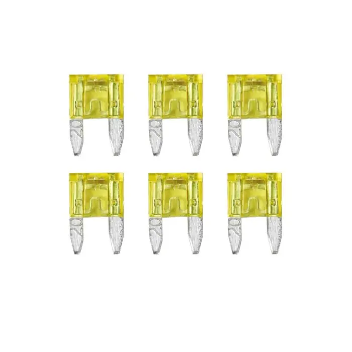 Compra Online Smart Led Set 6 Micro Fusibili Lamellari Con Spia A Led 12/32v 20a Fusibili Fusibili