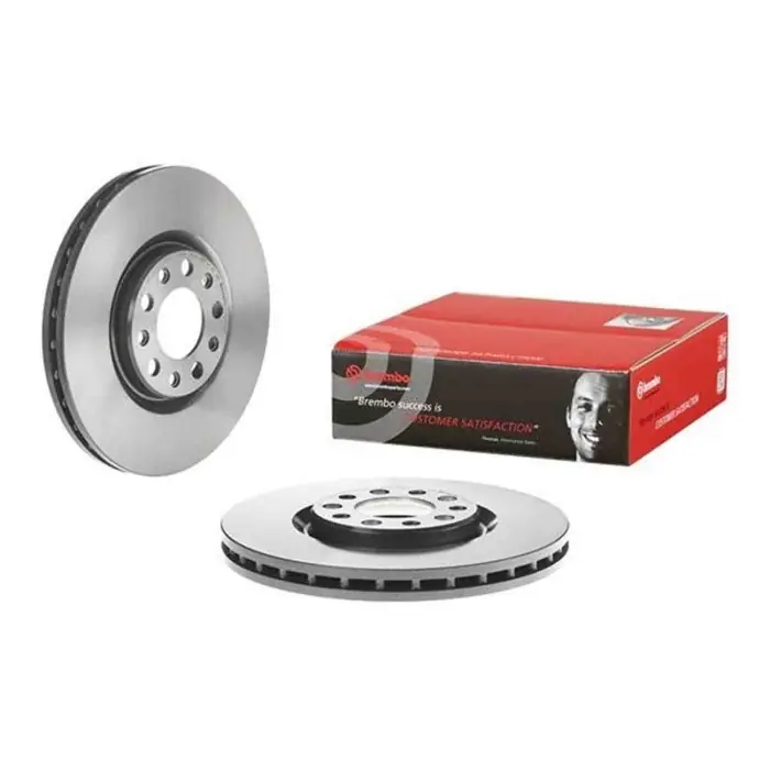 Professionale Coppia Dischi Freno 09.D209.11 BREMBO per FIAT JEEP ALFA ROMEO