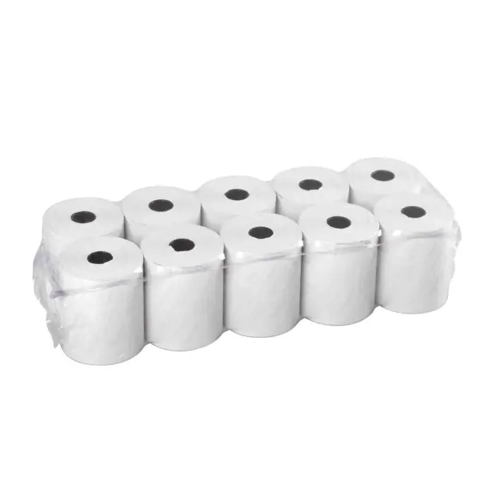 Solo Oggi Rotoli Carta Termica Per Registratori Di Cassa 10 Pz 55 G/m² 57 Mm X 30 M Rotoli Carta Termica Autoconsumo