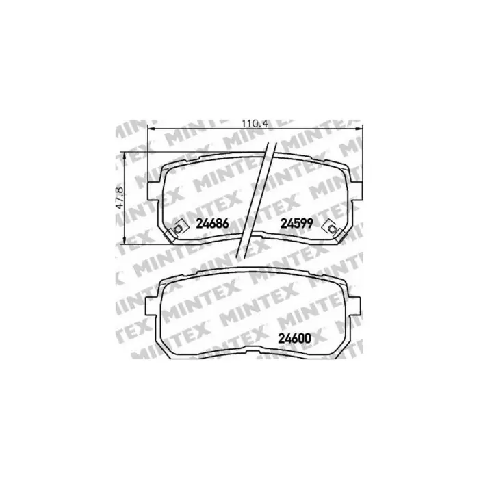 Offerta Pastiglie Freno Opel Insignia A 1.6 Turbo 2008 07-2017 03 Mintex