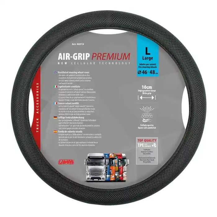 Di Tendenza Air Grip Coprivolante Ventilato L Ø 46/48 Cm Coprivolanti In Tessuto Ventilato Coprivolanti