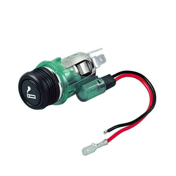 Solo Oggi Euro Style Kit Accendisigari Illuminato 24v Accendisigari Spinotti E Prese Corrente