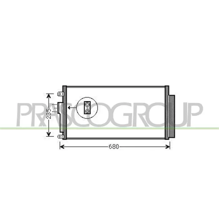Condensatore Per Fiat 500 Dal 2007 Al 2015 Offerta Lampo