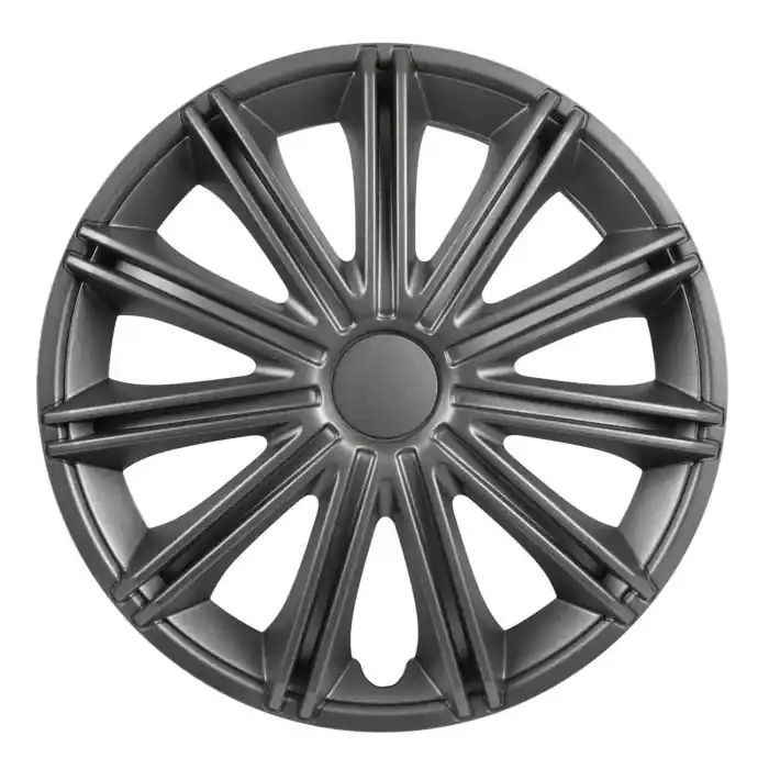 Nero Dark Set 4 Copricerchi Ø 15" Copricerchi 4 Pz Verniciati Tech One Copricerchi Miglior Prezzo